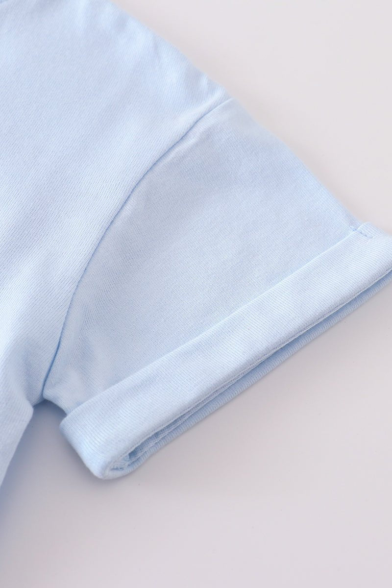 Premium Sky basic T-shirt - Abbies Place