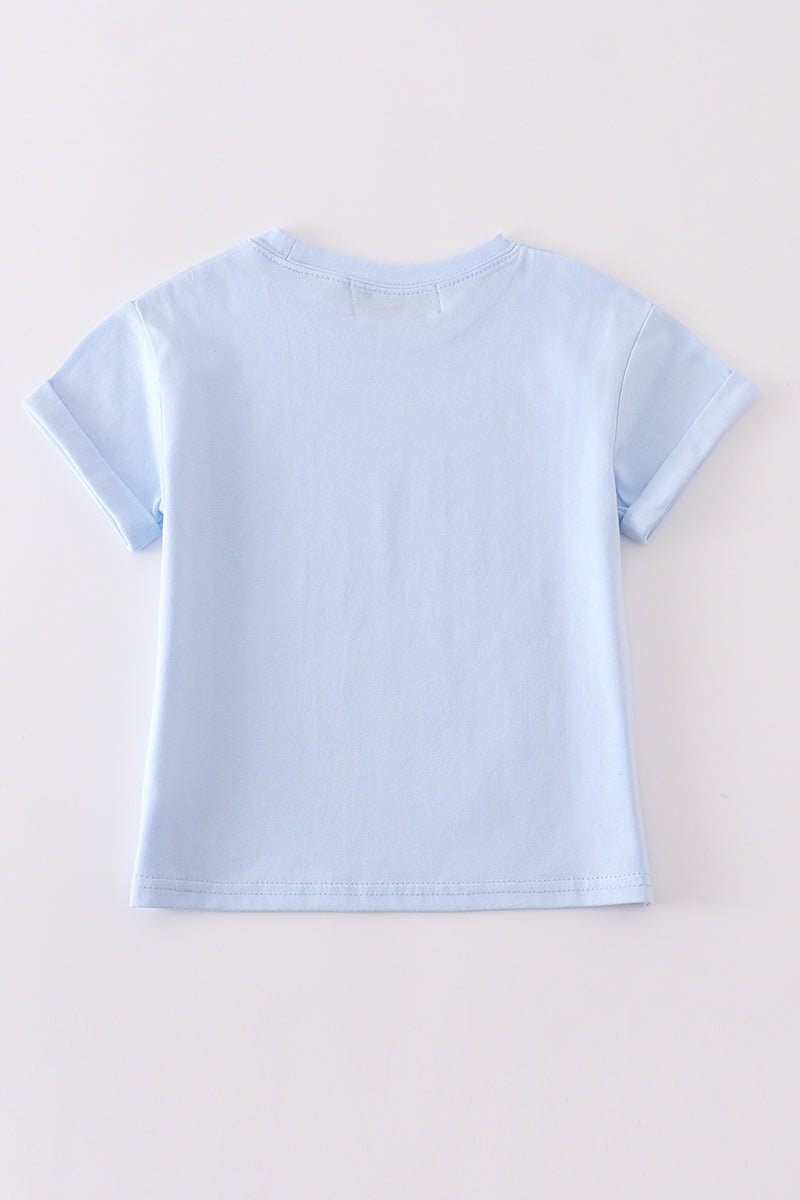 Premium Sky basic T-shirt - Abbies Place
