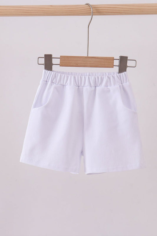Premium White shorts - Abbies Place