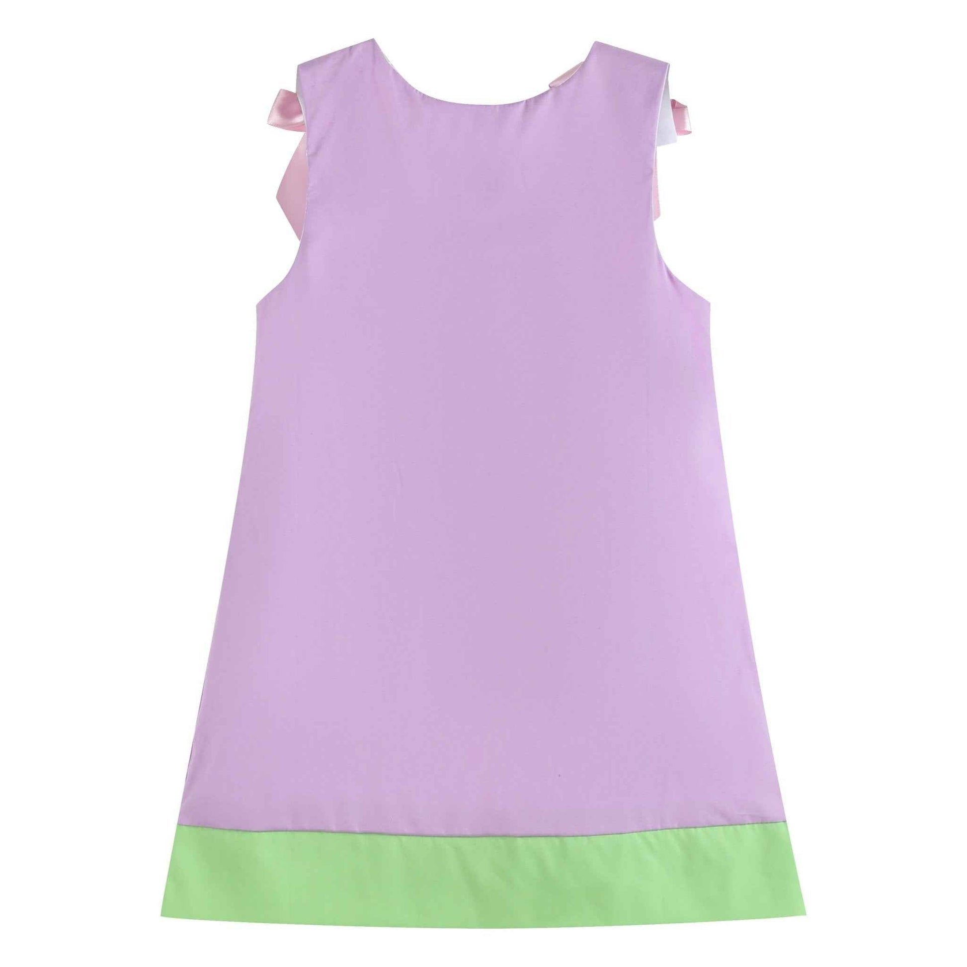 Purple Easter Bunny Garden Dress - Abbies Place