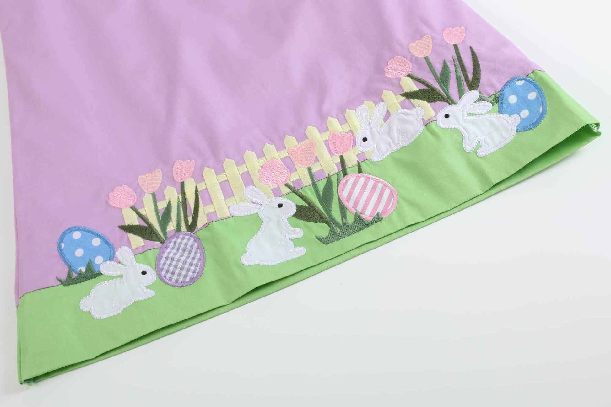 Purple Easter Bunny Garden Dress - Abbies Place