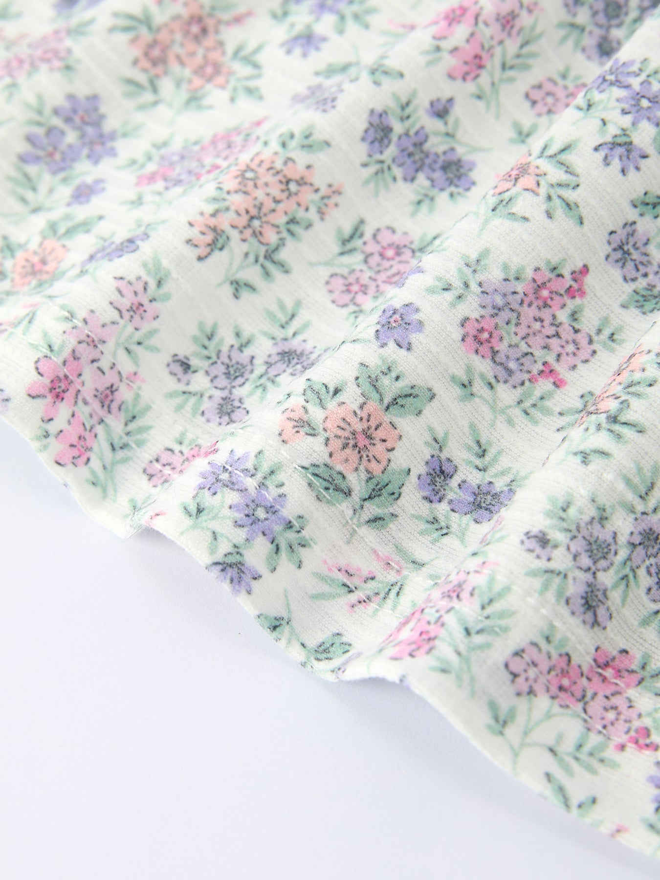 Purple Floral Smocked Embroidery Baby Girls Bloomers Set - Abbies Place