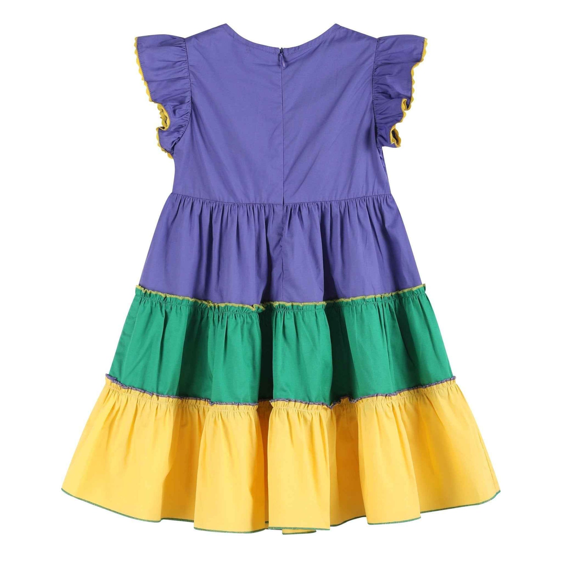 Purple, Green and Gold Mardi Gras Dress - Abbies Place