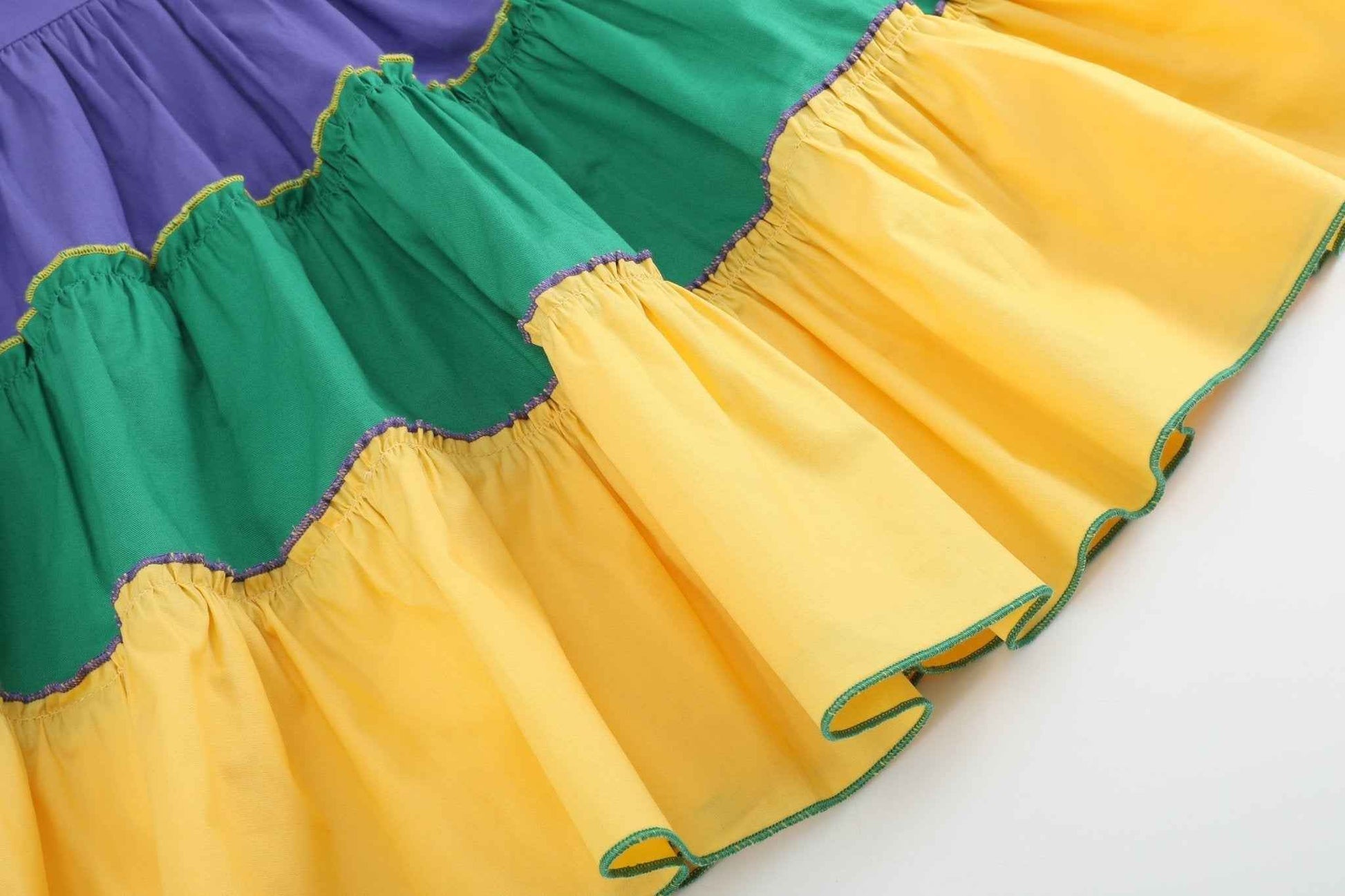 Purple, Green and Gold Mardi Gras Dress - Abbies Place