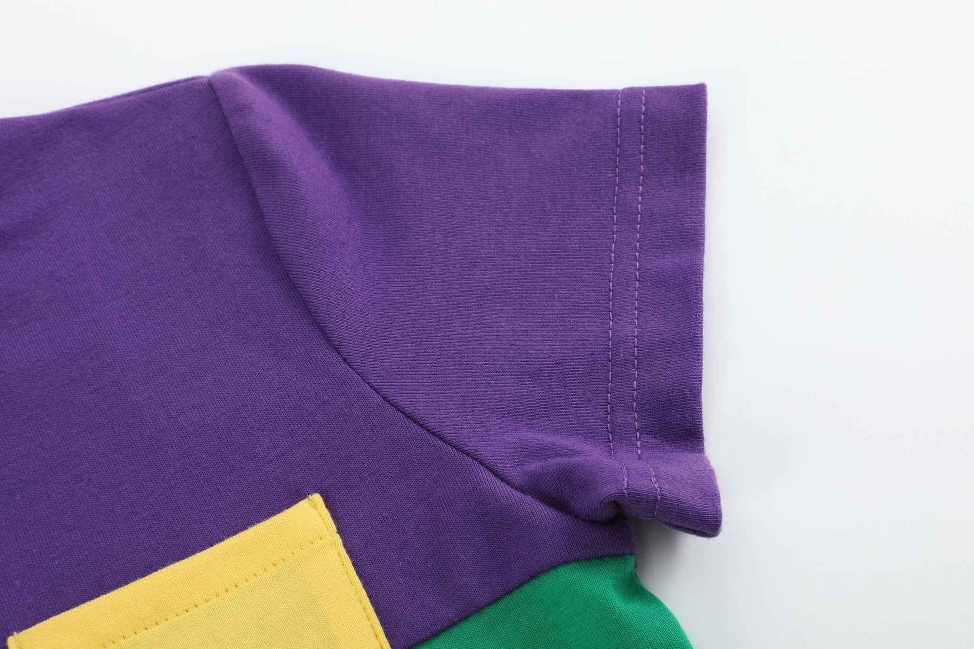 Purple, Green and Gold Mardi Gras Short and Shirt Set - Abbies Place