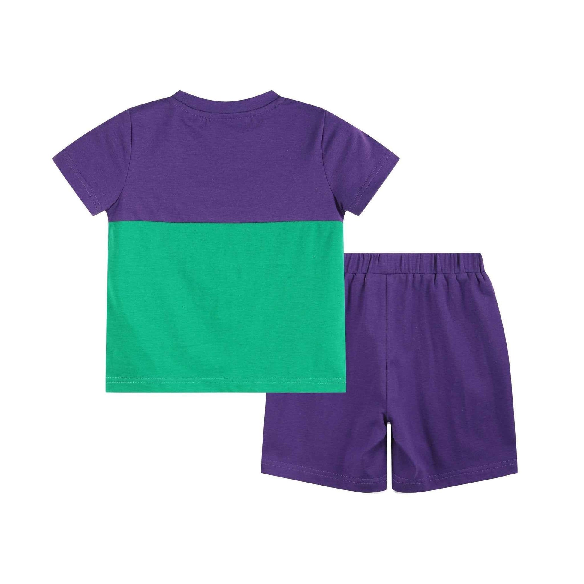 Purple, Green and Gold Mardi Gras Short and Shirt Set - Abbies Place