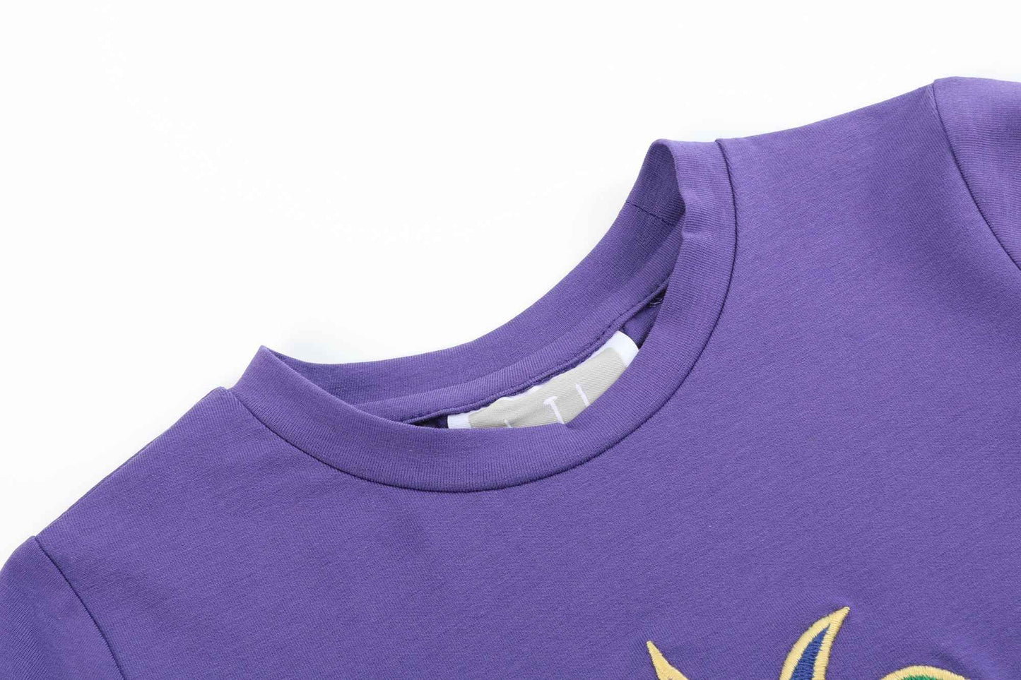 Purple Mardi Gras Applique Shirt and Shorts Set - Abbies Place