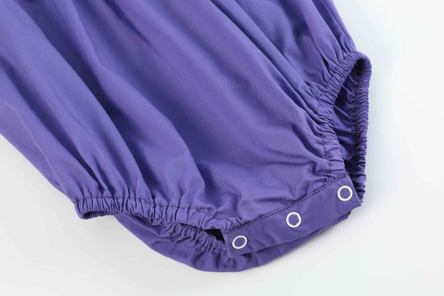 Purple Mardi Gras Smocked Romper - Abbies Place