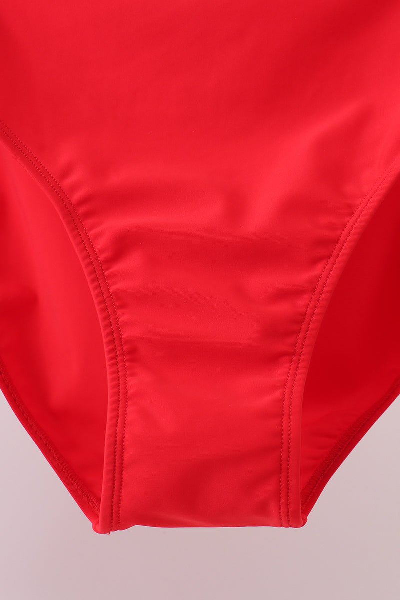 Red 2pc mom&me swimsuit - Abbies Place