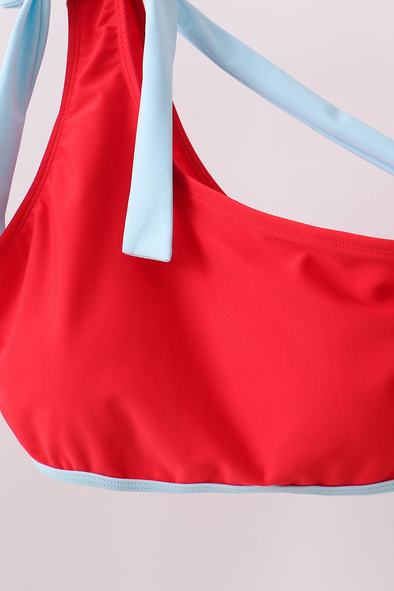 Red 2pc mom&me swimsuit - Abbies Place