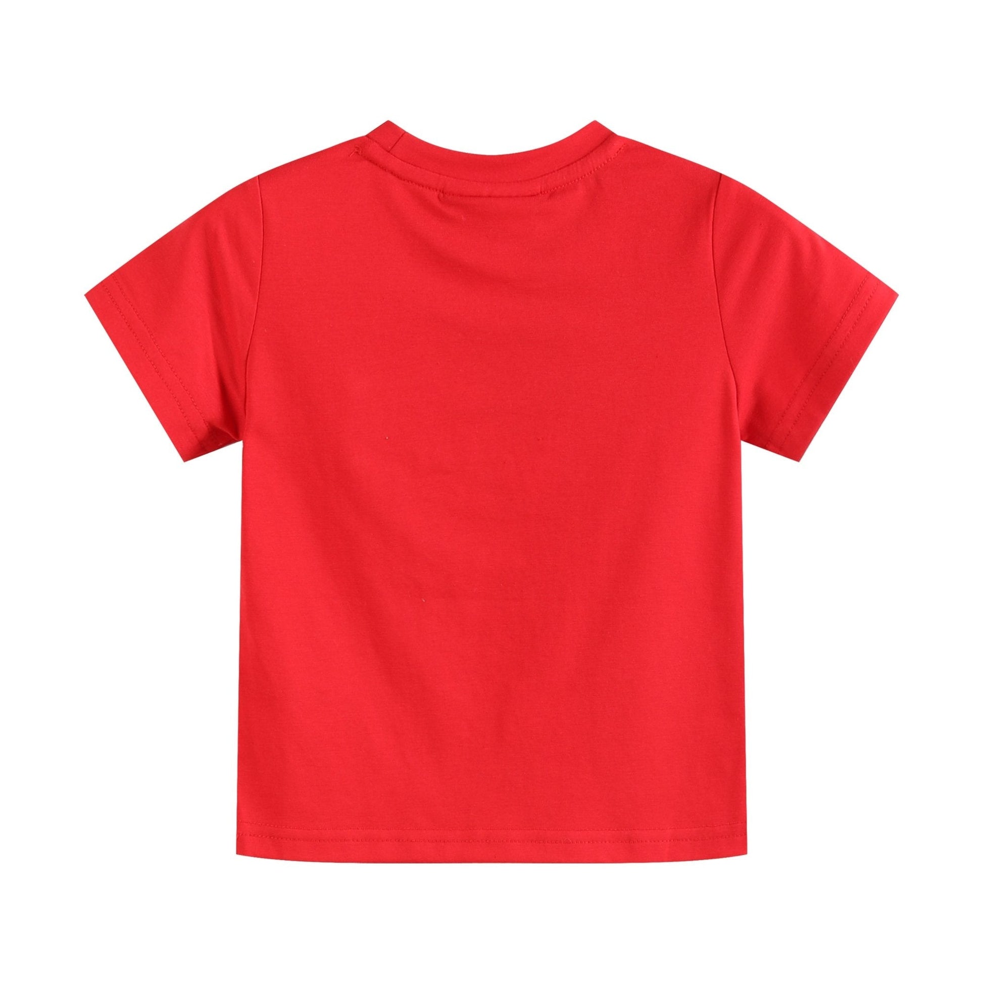 Red and Blue Baseball Smocked Shirt and Shorts Set - Abbies Place