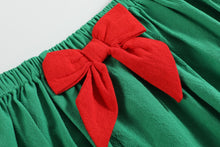 Load image into Gallery viewer, Red and Green Watermelon Top and Blooomers
