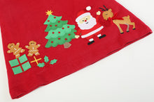 Load image into Gallery viewer, Red Corduroy Christmas Applique Bow Dress
