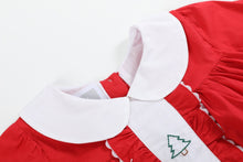Load image into Gallery viewer, Red Ruffle Christmas Tree Dress
