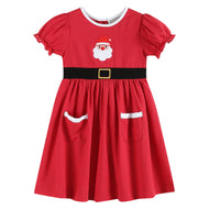 Red Santa Dress with Black Sash