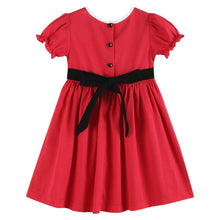 Load image into Gallery viewer, Red Santa Dress with Black Sash
