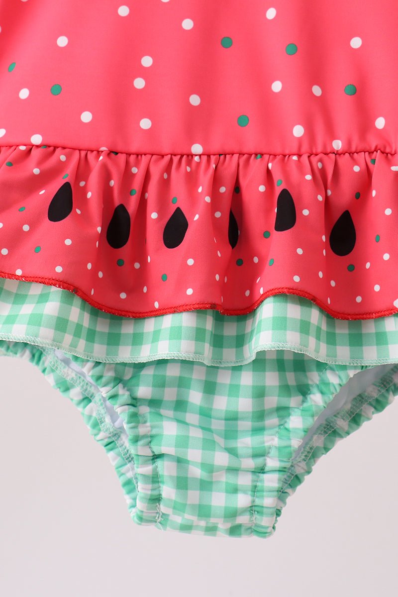 Red Watermelon UPF Swim One-Piece - Abbies Place