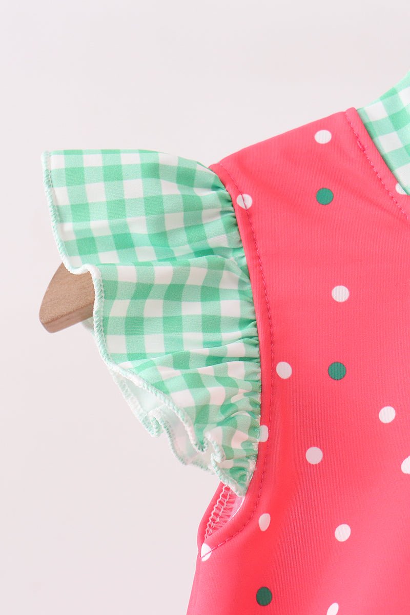 Red Watermelon UPF Swim One-Piece - Abbies Place