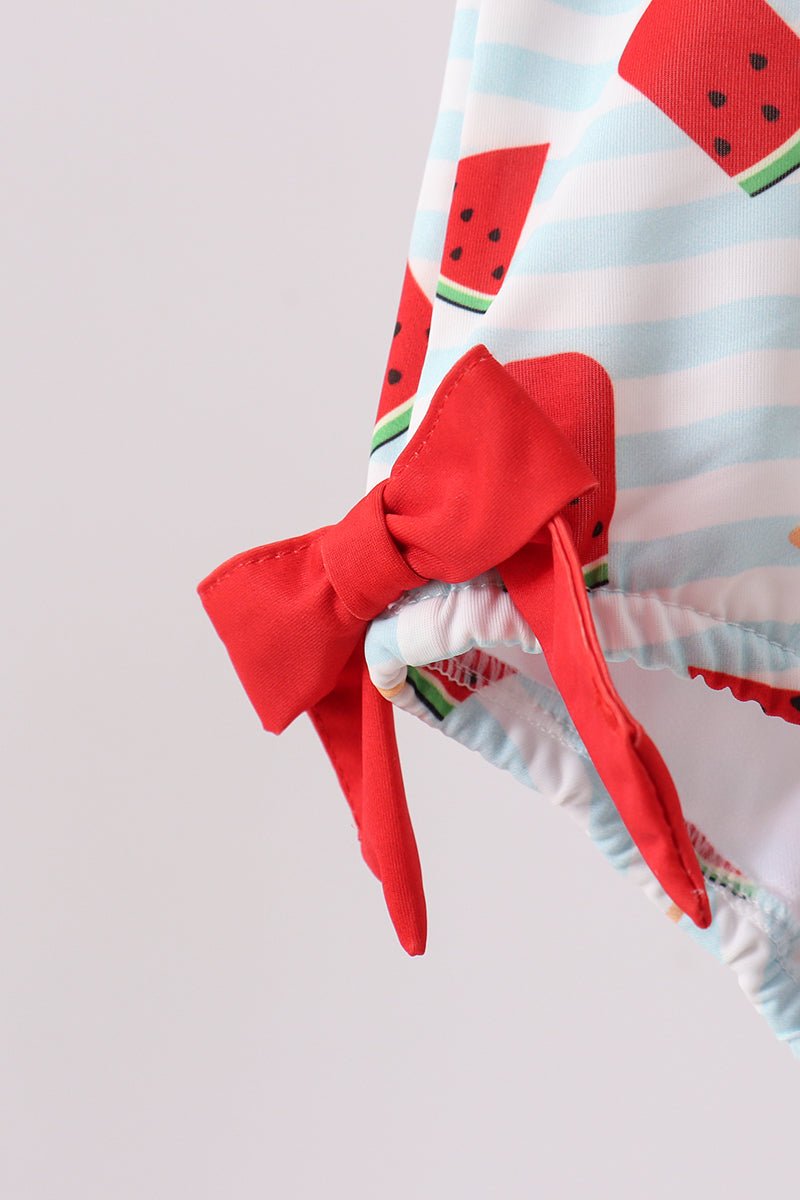 Red Watermelon UPF Swim One-Piece - Abbies Place