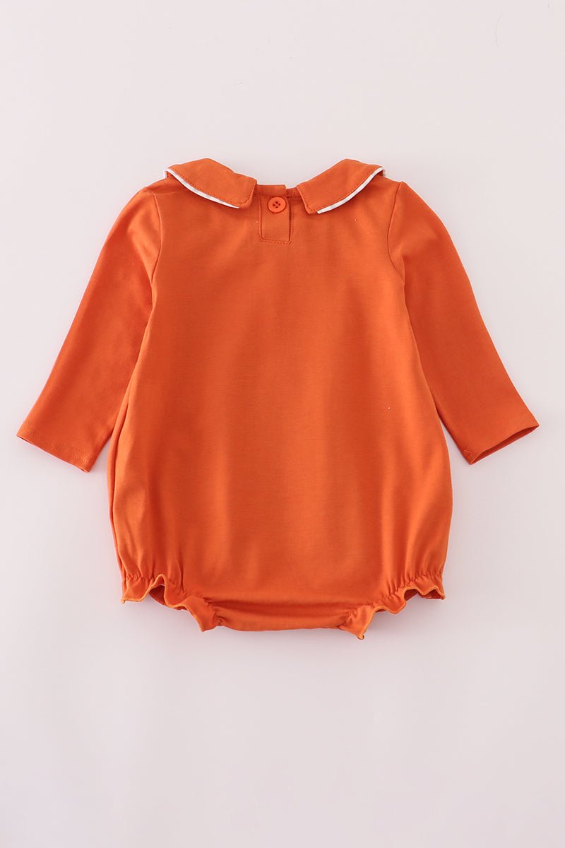 Rust Texas embroidery bubble - Abbies Place