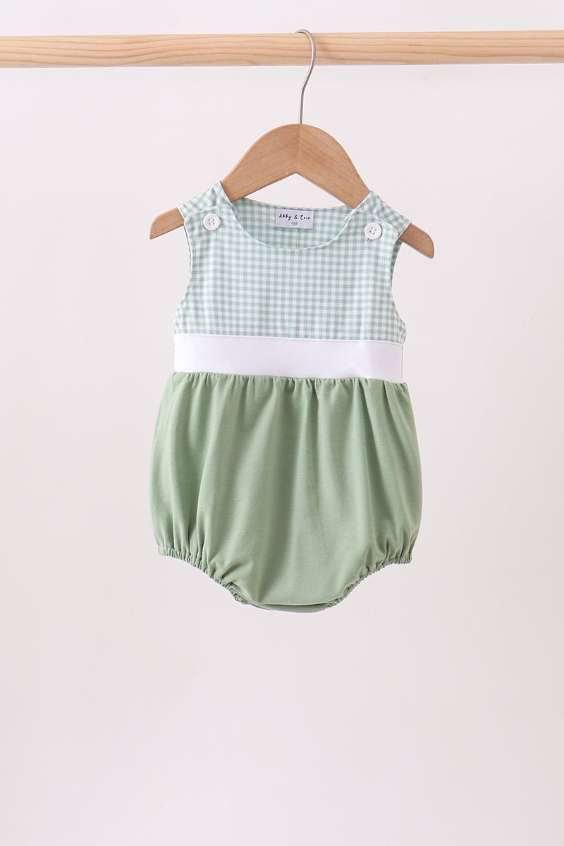 Sage Gingham Bubble - Abbies Place