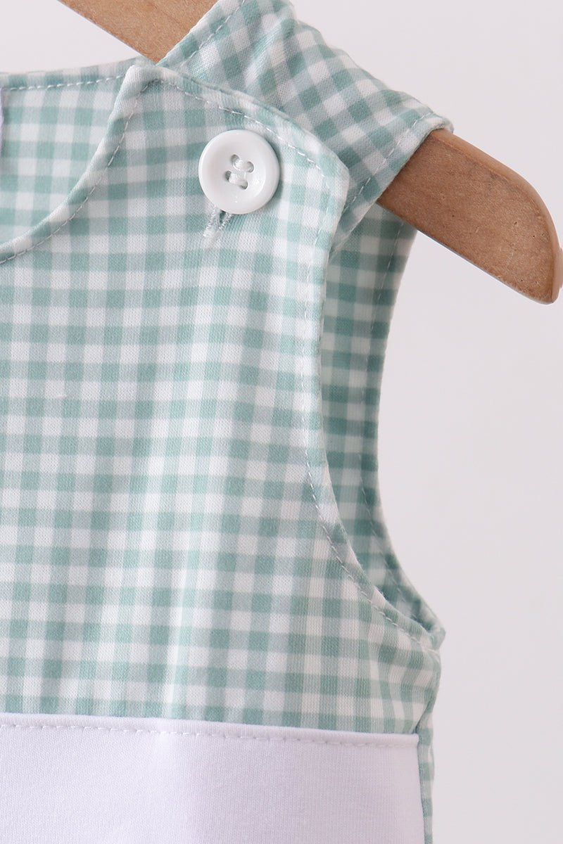 Sage Gingham Bubble - Abbies Place