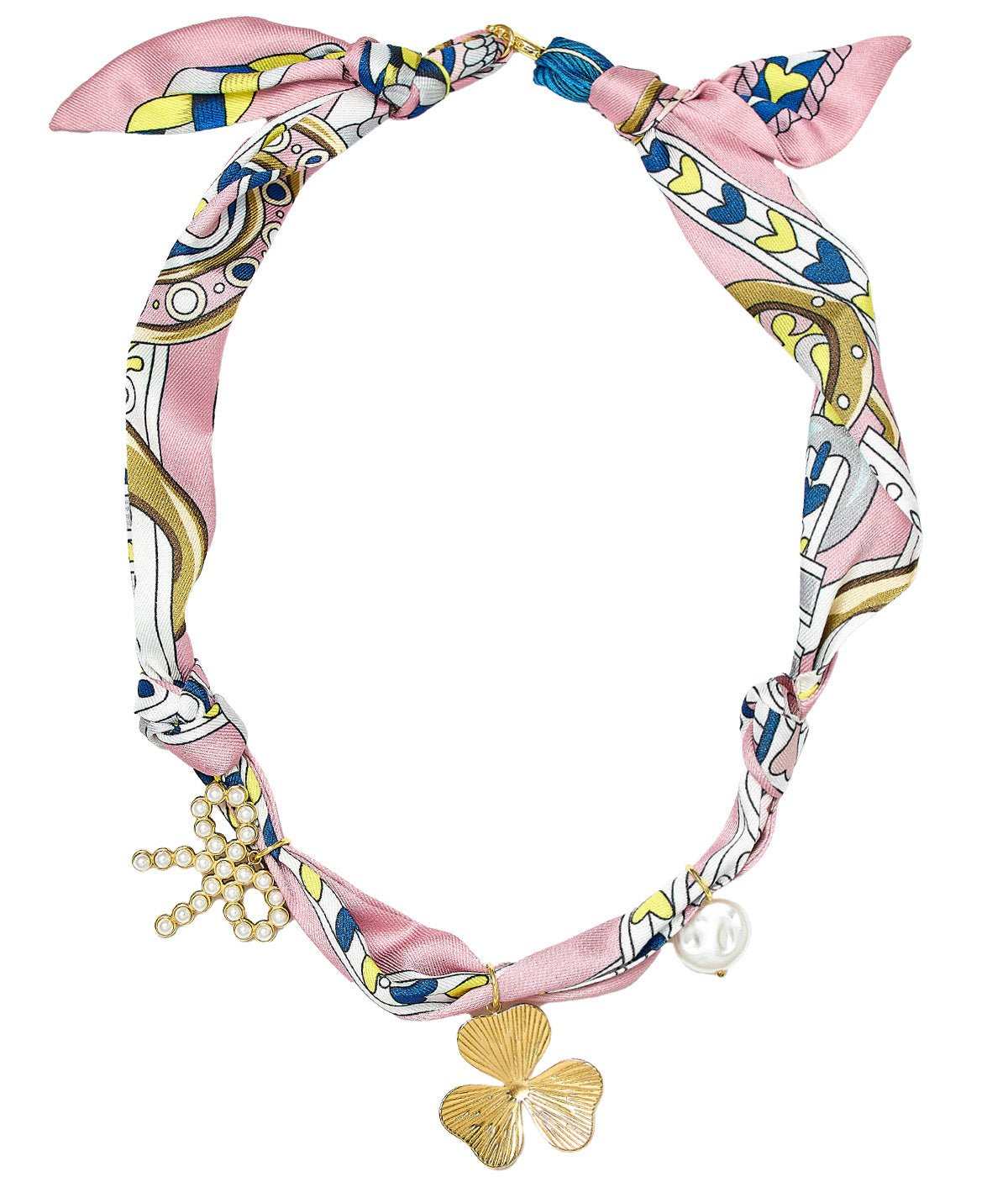 Scarf Charm Necklaces - Spring Collection
