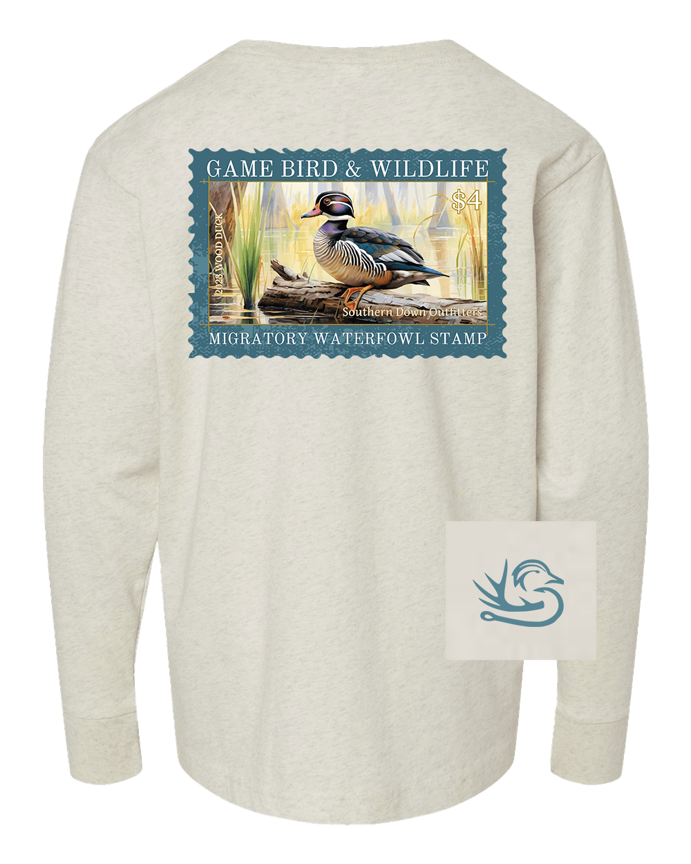 SDO Duck Stamp Youth Long Sleeve Tee - Abbies Place