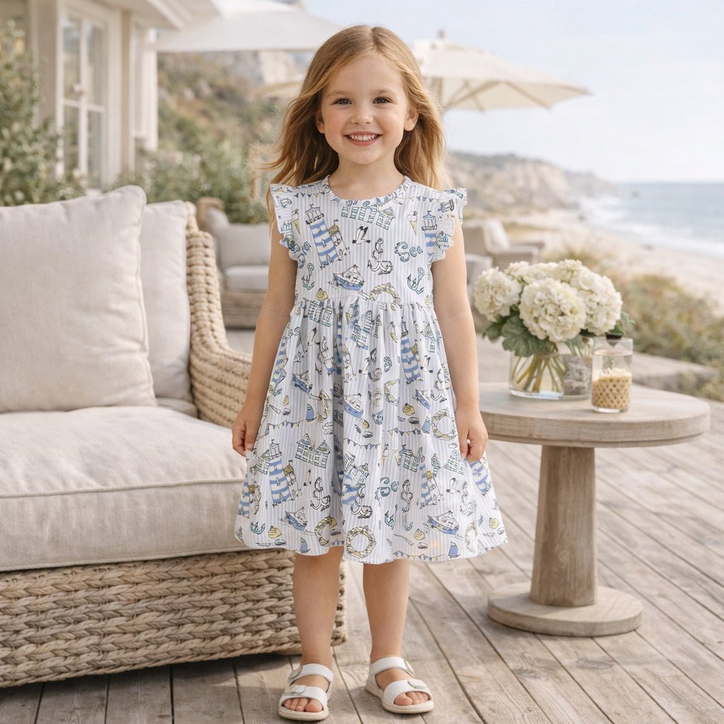 Seashore Dress – Soft Bamboo Summer Dress - Abbies Place