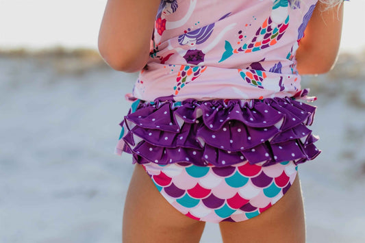 Sophie Mermaid Rash Guard Swimsuit - Abbies Place