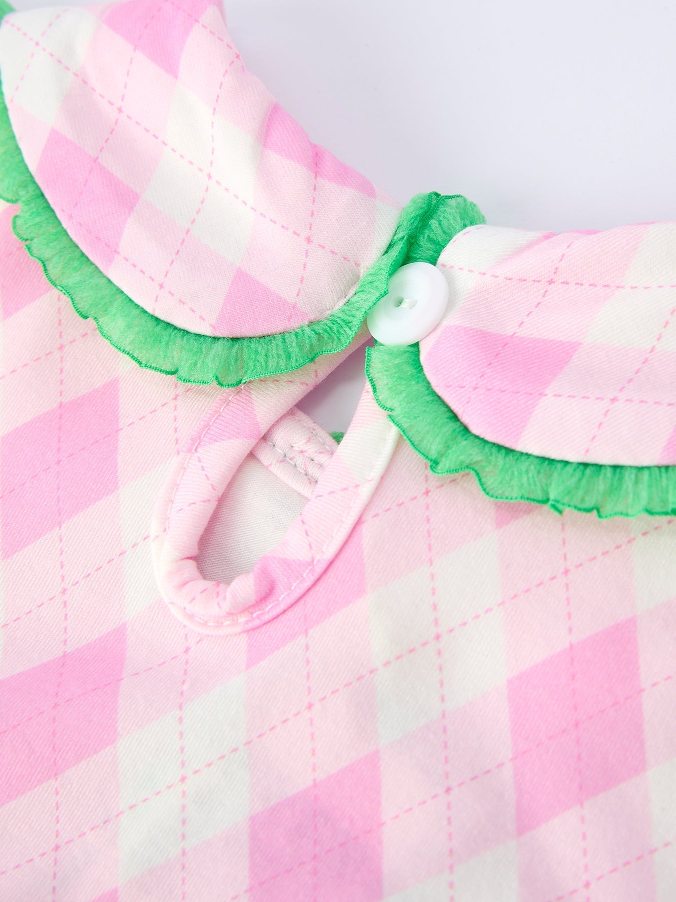 Spring Golf Embroidered Girls Smocked Bow Dress - Abbies Place