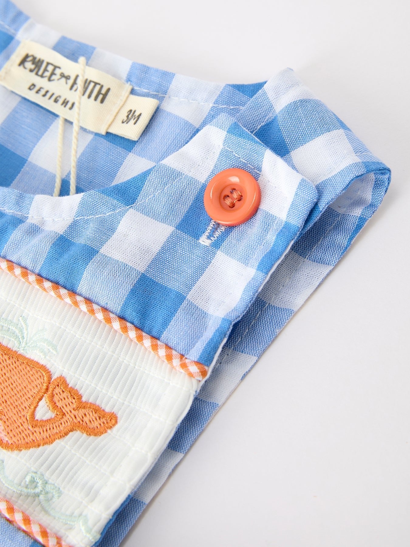 Summer Plaid Whale Embroidery Boys Jonjon Sleeveless - Abbies Place