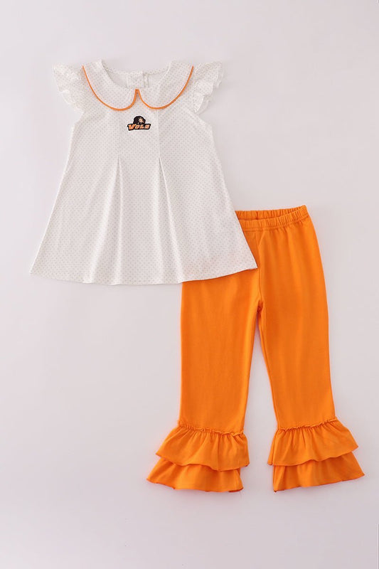 Tennessee applique ruffle pants set - Abbies Place