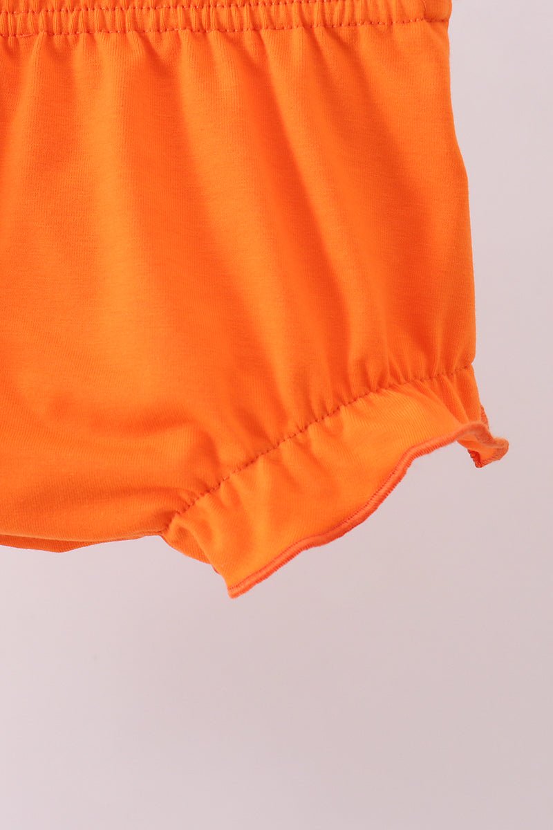 Tennessee go vols embroidery bow bloomer set - Abbies Place