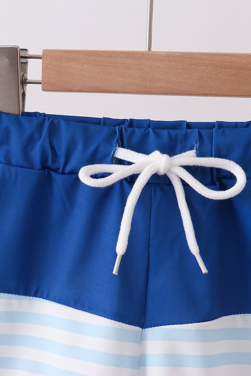 Tuna embroidery swim trunks - Abbies Place
