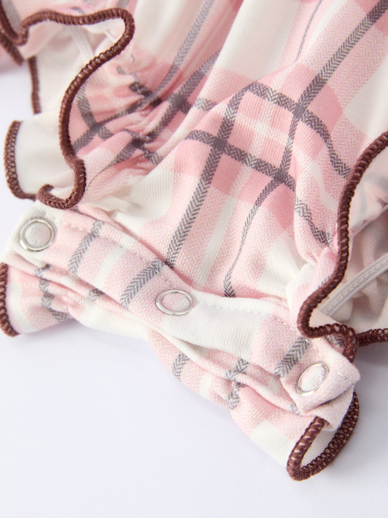 Western Horse Embroidered Smocked Plaid Baby Girl Romper - Abbies Place