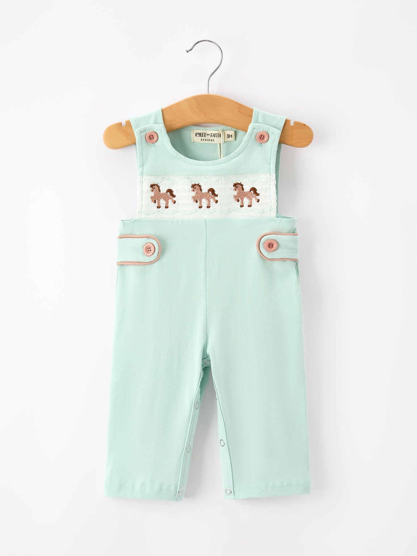 Western Horse Embroidery Boys Jonjon Sleeveless Romper - Abbies Place