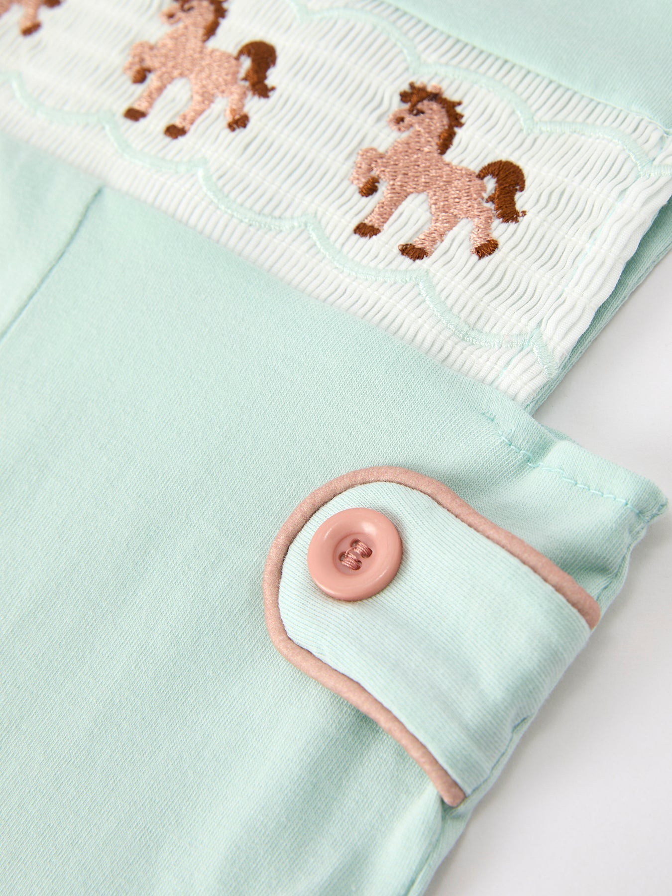 Western Horse Embroidery Boys Jonjon Sleeveless Romper - Abbies Place