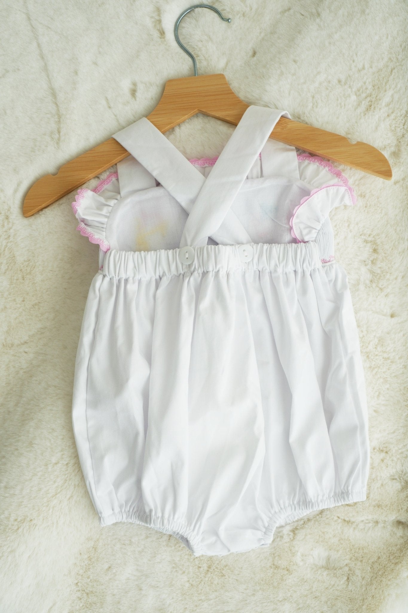 White character ruffle bubble - Abbies Place