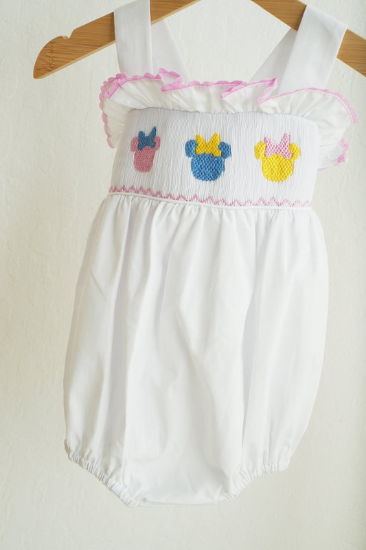 White character ruffle bubble - Abbies Place