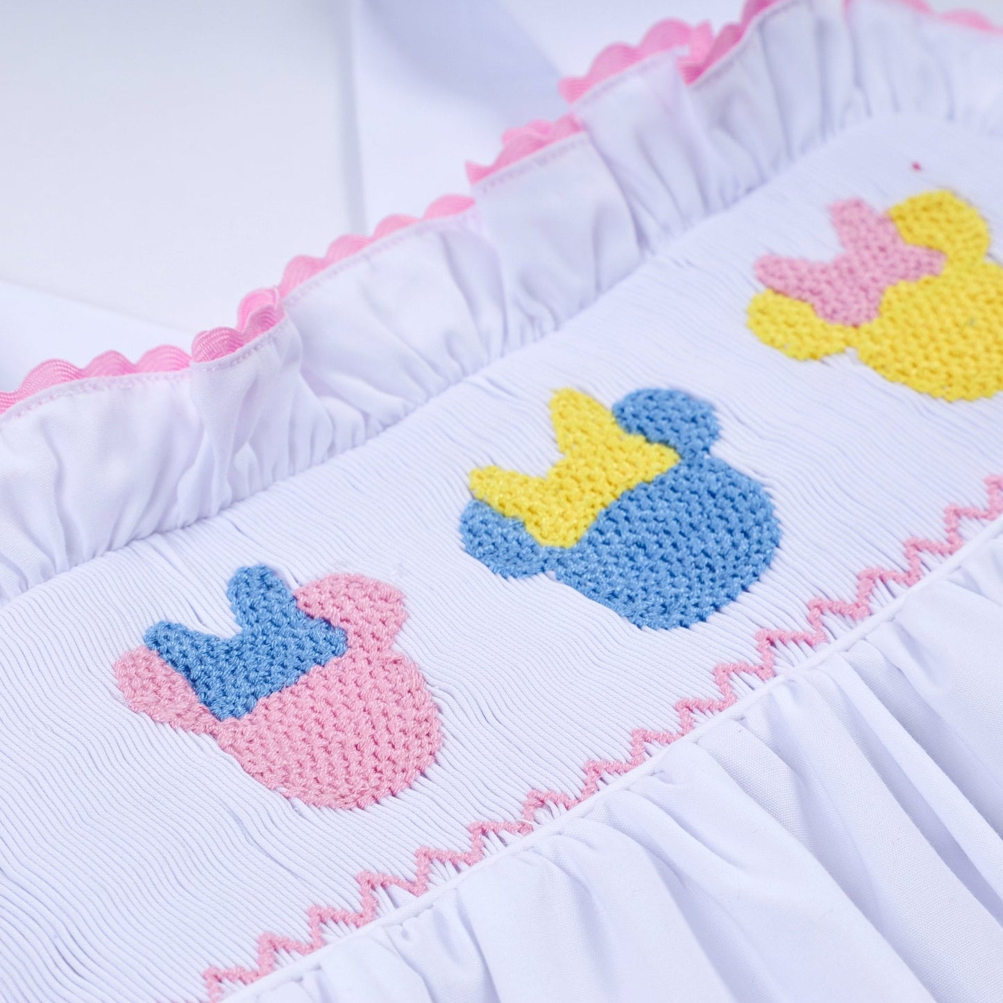 White character ruffle dress - Abbies Place