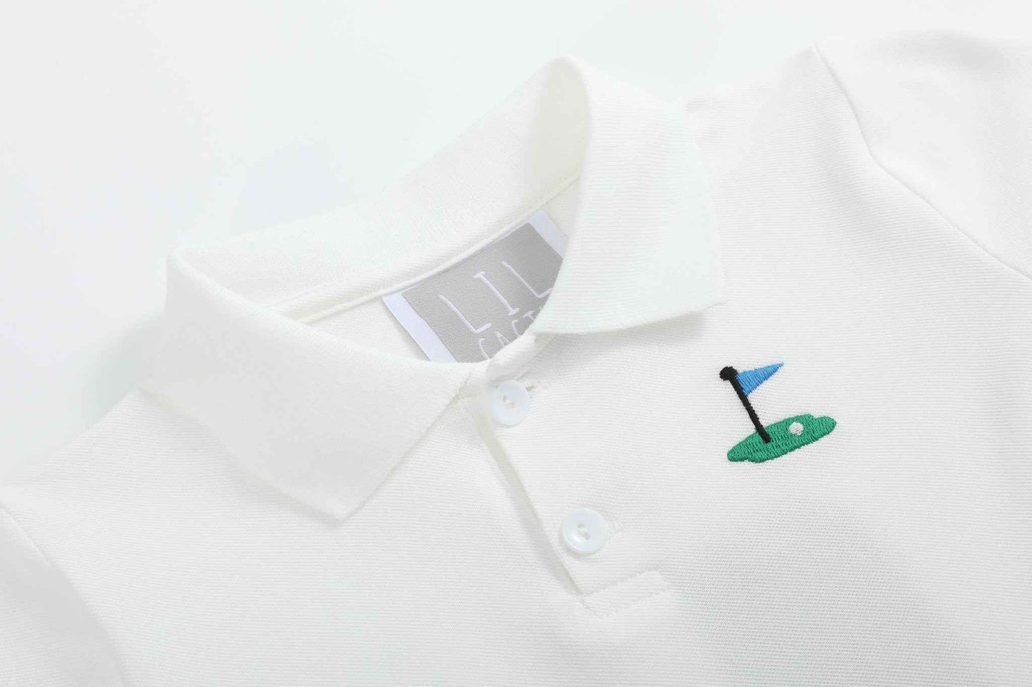 White Golf Tee Polo Shirt - Abbies Place
