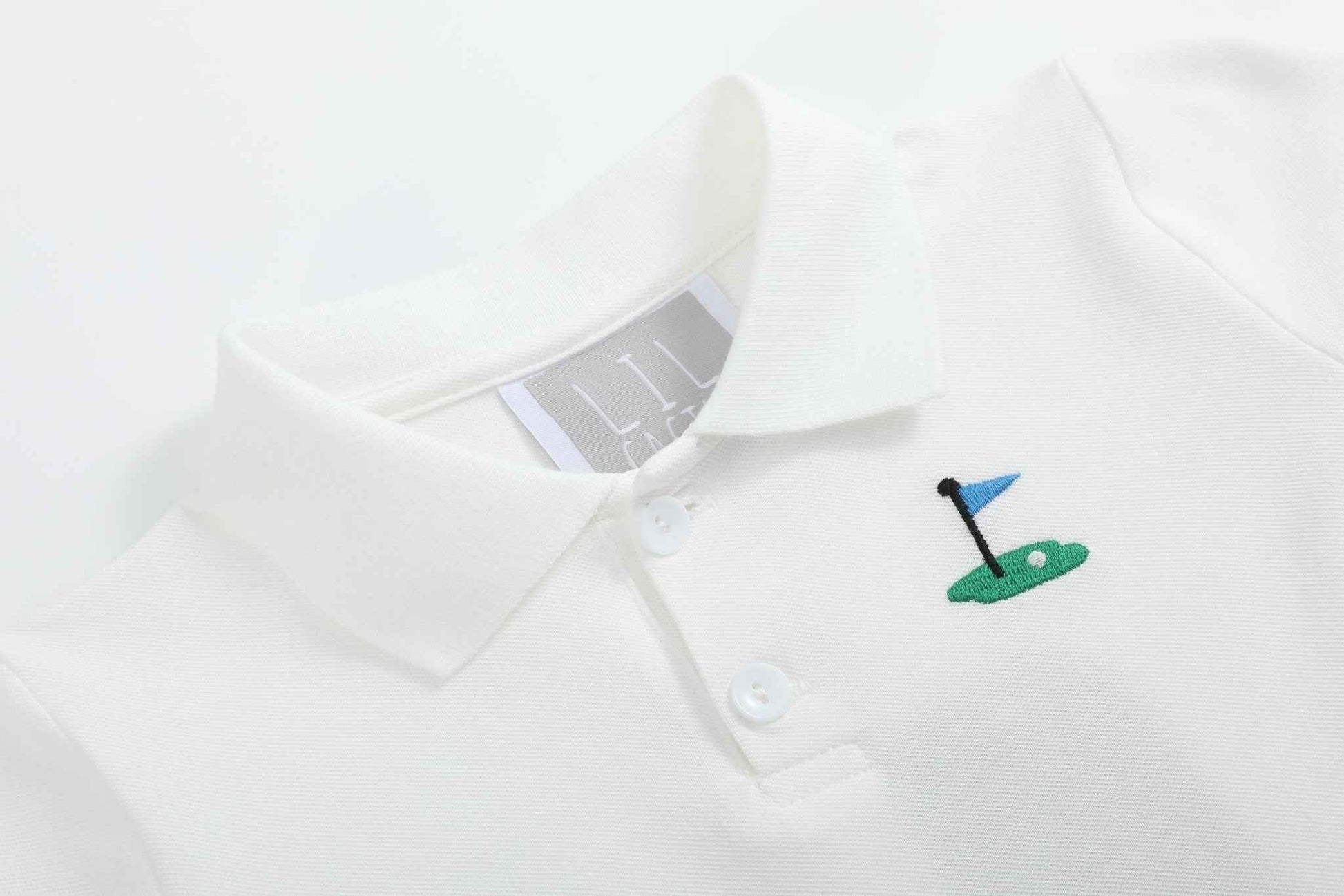 White Golf Tee Polo Shirt - Abbies Place