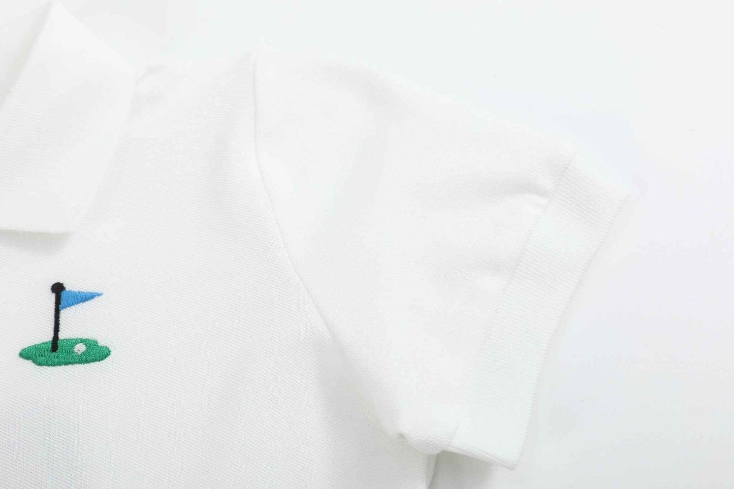 White Golf Tee Polo Shirt - Abbies Place